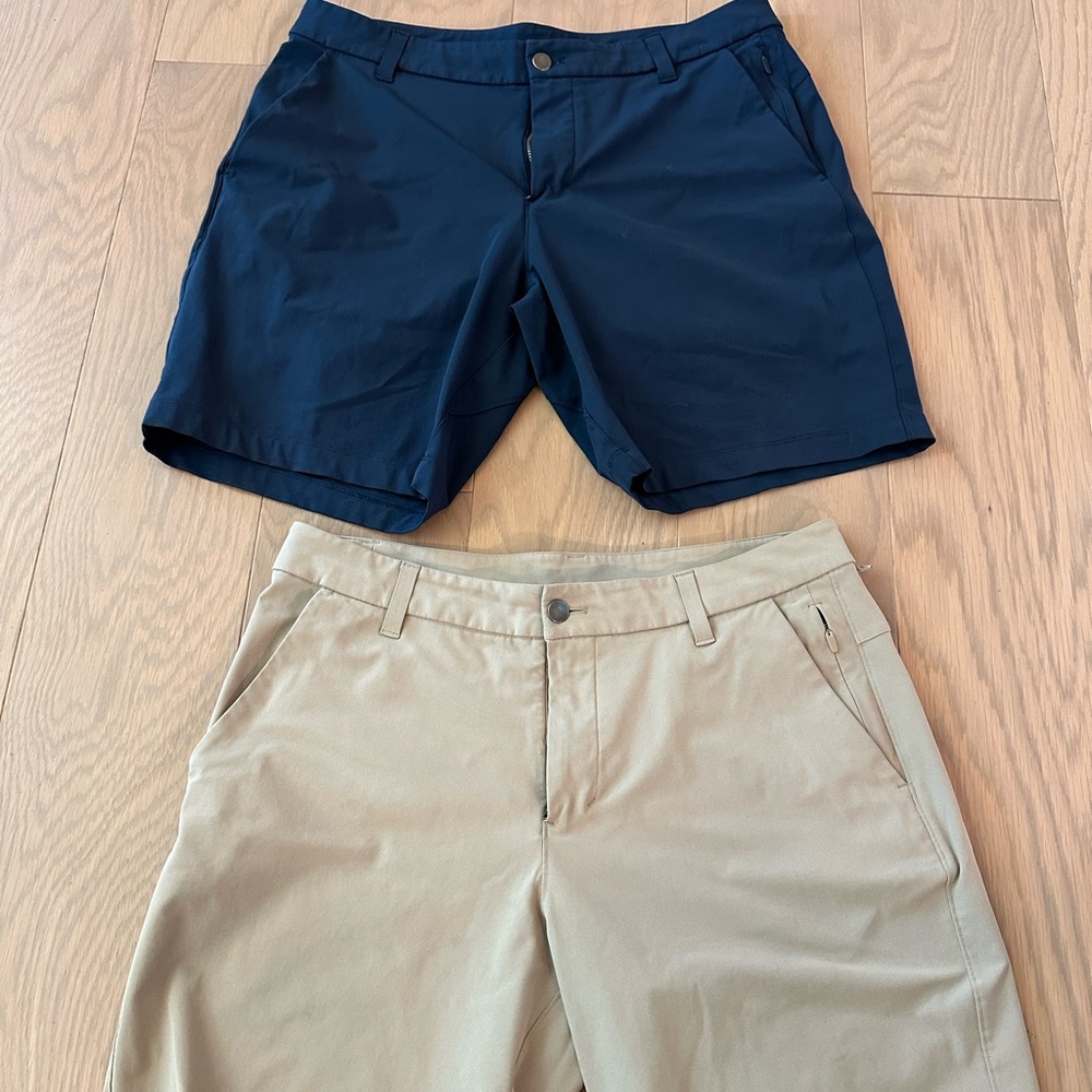 Men’s Lululemon 7in Shorts 33 waist two pair